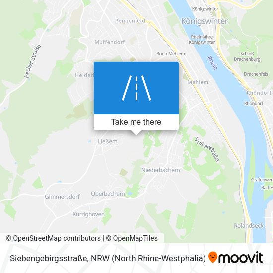Siebengebirgsstraße map