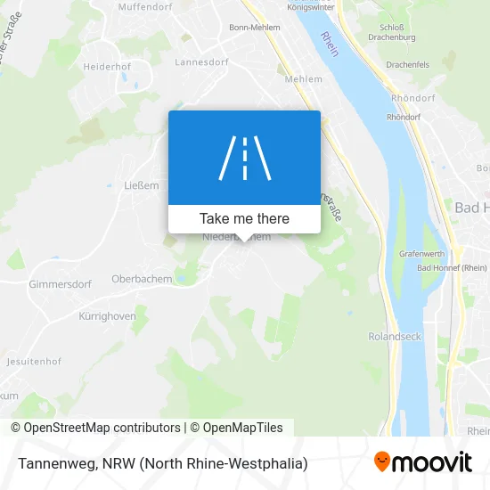 Карта Tannenweg