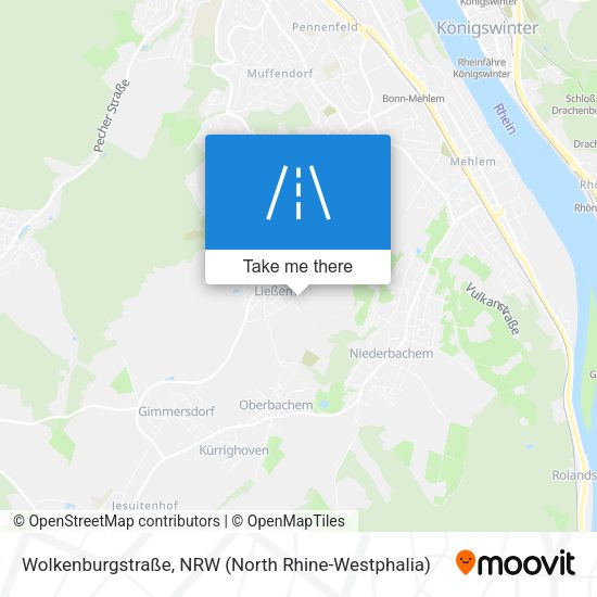 Wolkenburgstraße map