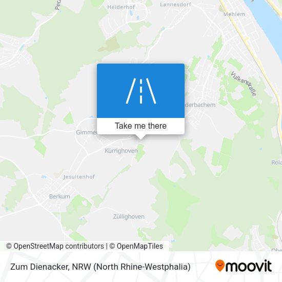 Карта Zum Dienacker