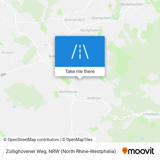 Карта Züllighovener Weg