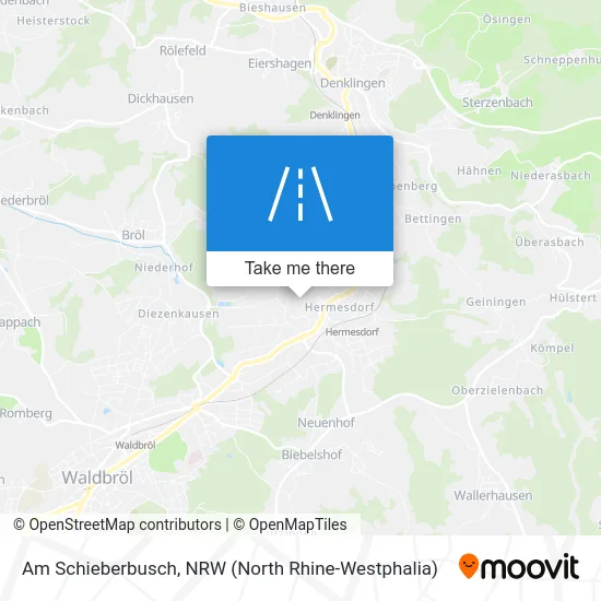 Am Schieberbusch map