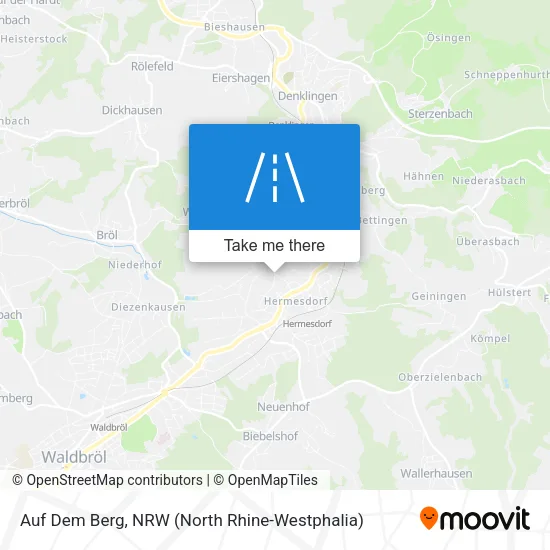Карта Auf Dem Berg