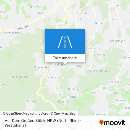 Auf Dem Großen Stück map