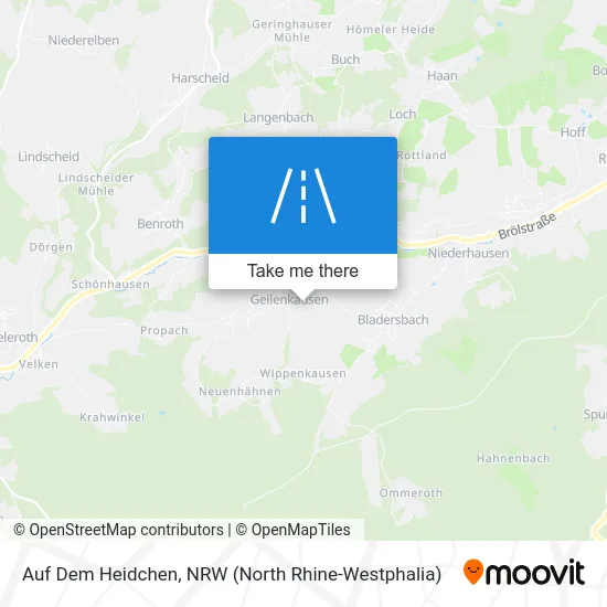 Auf Dem Heidchen map