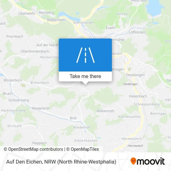 Карта Auf Den Eichen
