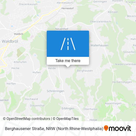 Berghausener Straße map