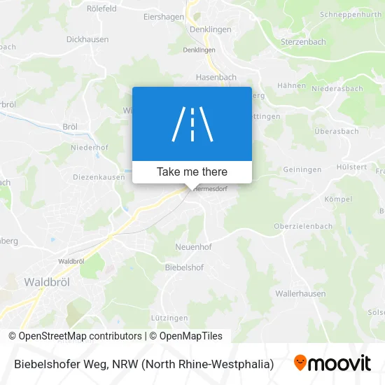 Карта Biebelshofer Weg
