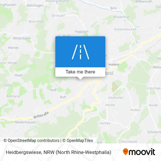 Heidbergswiese map