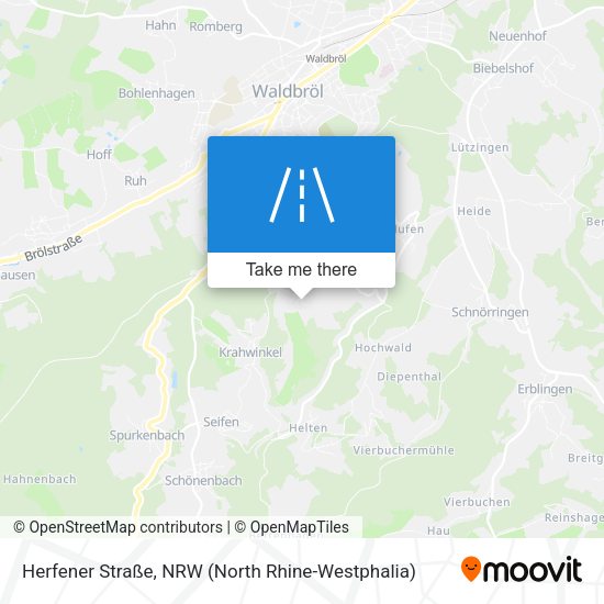 Herfener Straße map