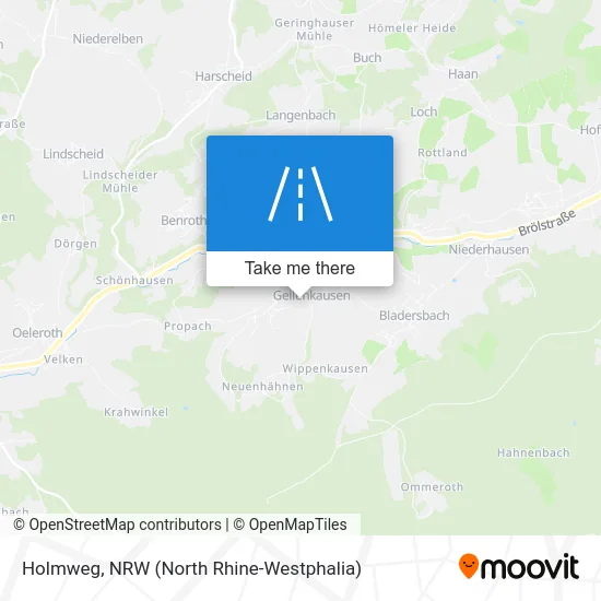 Holmweg map