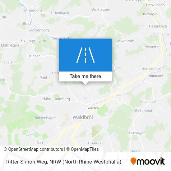 Ritter-Simon-Weg map