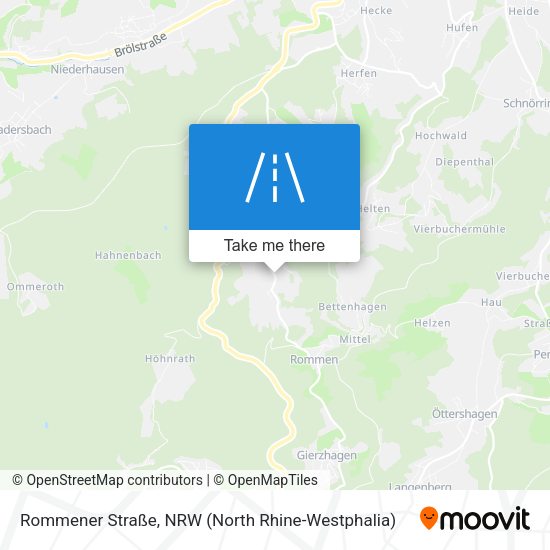 Rommener Straße map