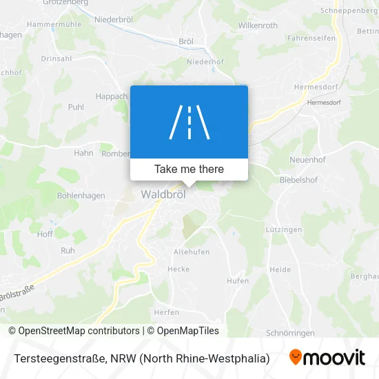 Карта Tersteegenstraße