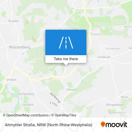 Altmyhler Straße map