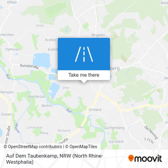Auf Dem Taubenkamp map