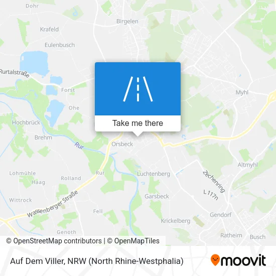 Карта Auf Dem Viller