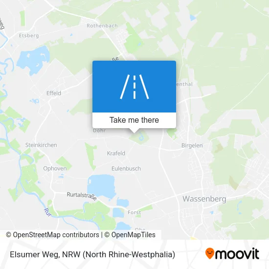 Карта Elsumer Weg