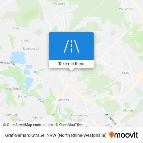 Graf-Gerhard-Straße map