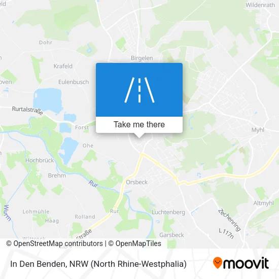 Карта In Den Benden