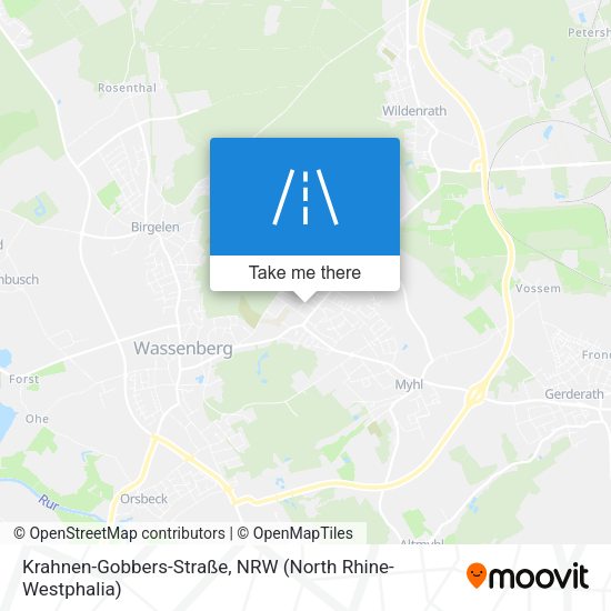 Krahnen-Gobbers-Straße map