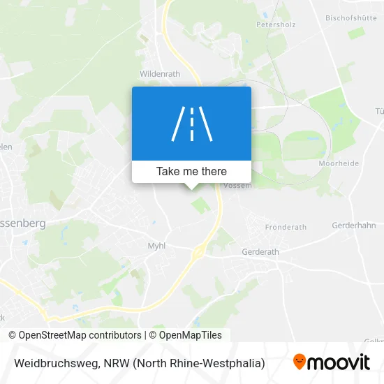 Карта Weidbruchsweg