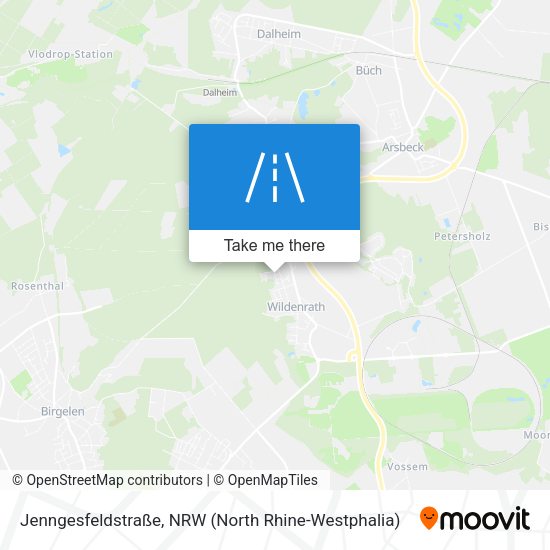 Jenngesfeldstraße map