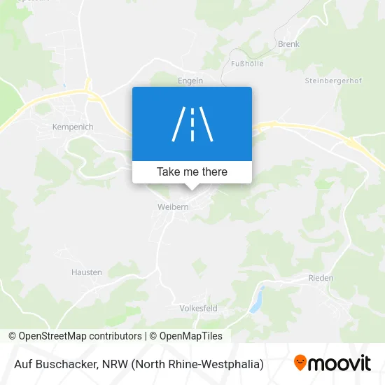 Карта Auf Buschacker