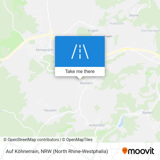 Auf Köhnerrain map