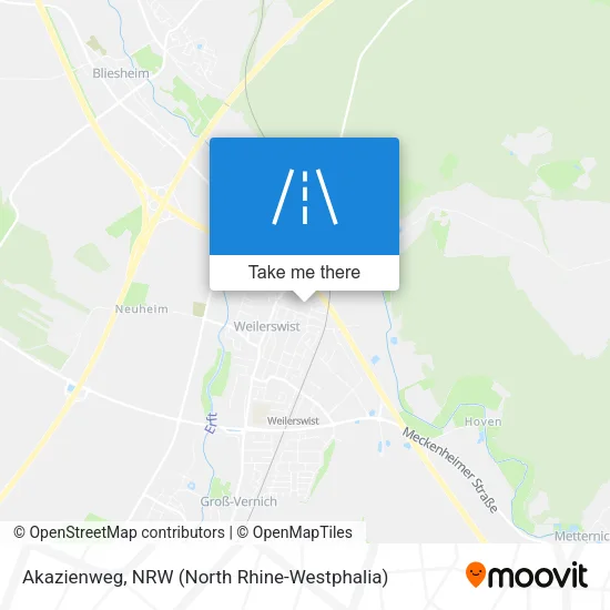 Карта Akazienweg
