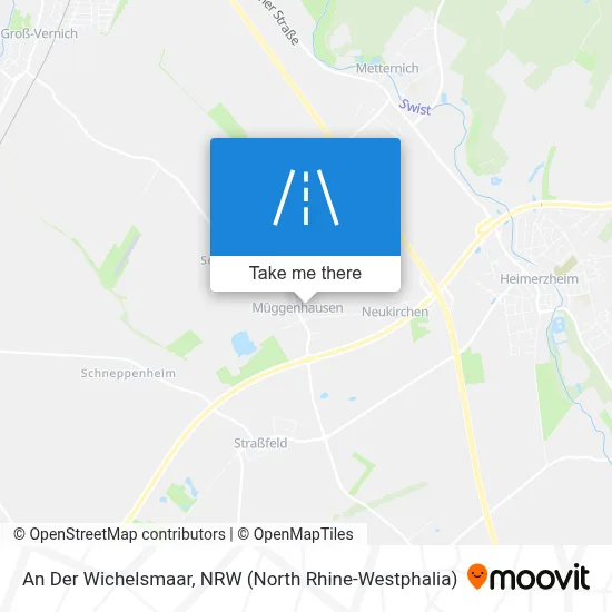 An Der Wichelsmaar map