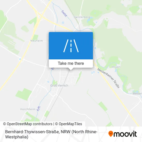 Карта Bernhard-Thywissen-Straße