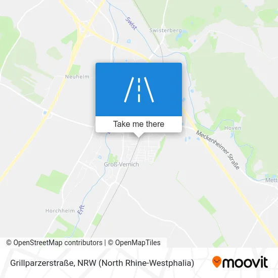 Карта Grillparzerstraße