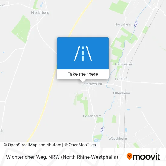 Wichtericher Weg map