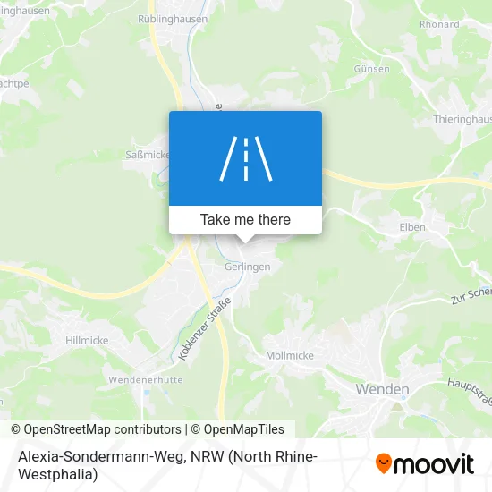 Карта Alexia-Sondermann-Weg