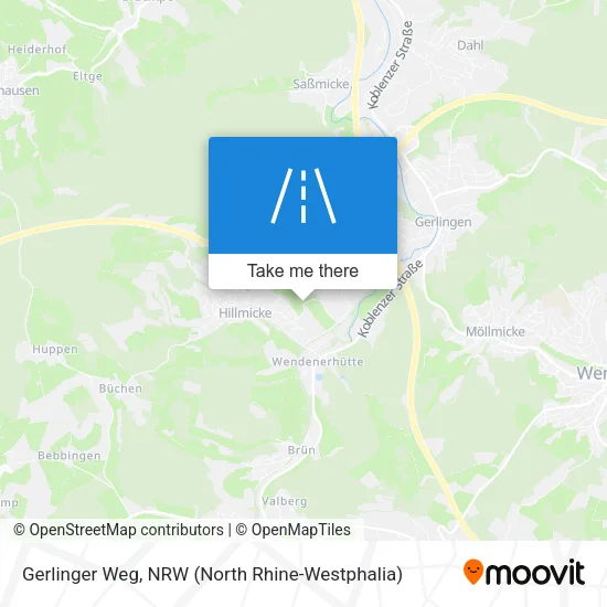 Карта Gerlinger Weg