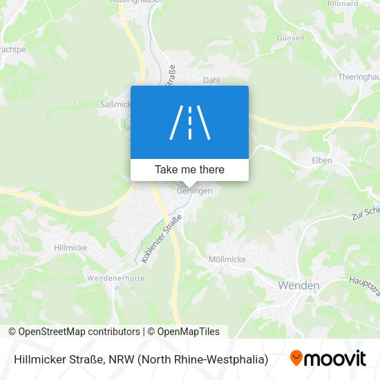 Hillmicker Straße map