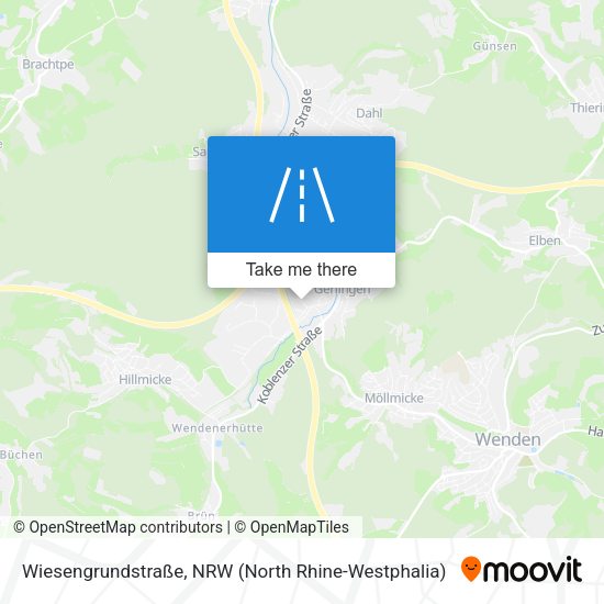 Wiesengrundstraße map