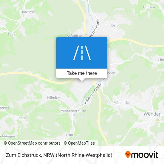 Карта Zum Eichstruck
