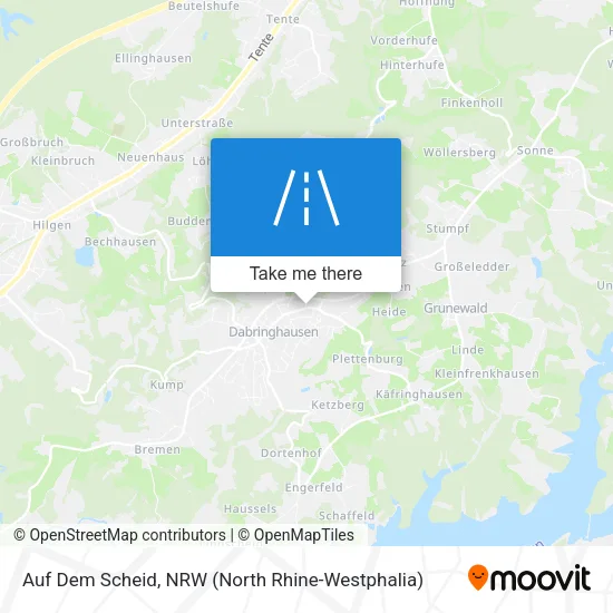 Карта Auf Dem Scheid