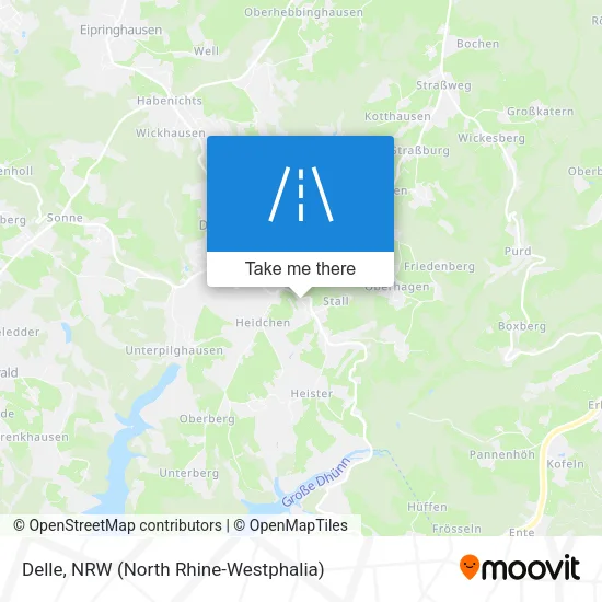 Карта Delle