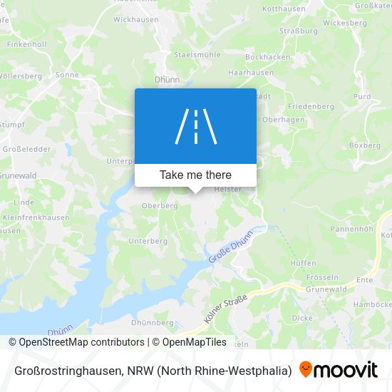 Großrostringhausen map