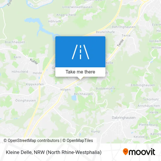 Kleine Delle map