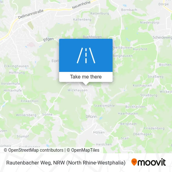 Rautenbacher Weg map