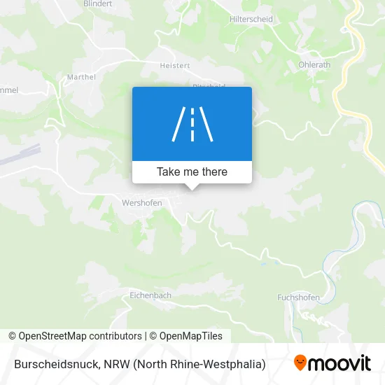 Карта Burscheidsnuck