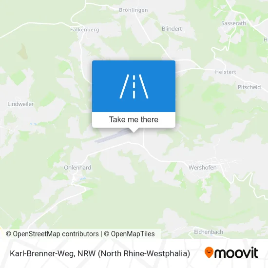 Karl-Brenner-Weg map