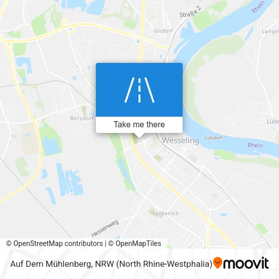 Карта Auf Dem Mühlenberg