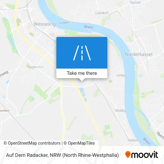 Карта Auf Dem Radacker