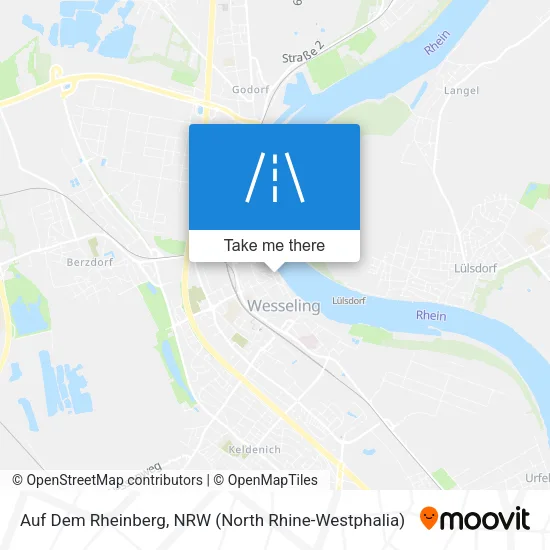 Карта Auf Dem Rheinberg