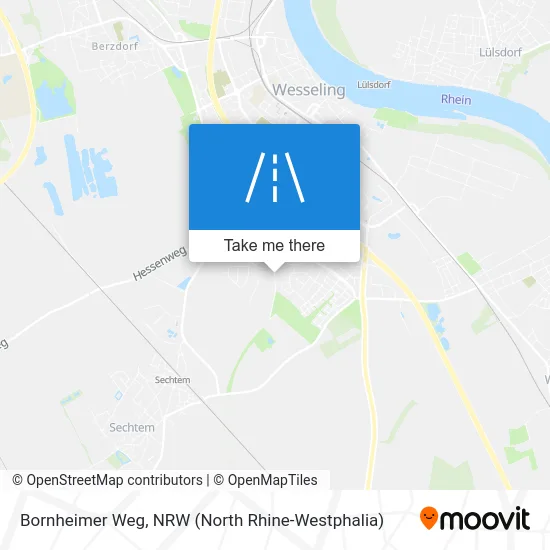 Bornheimer Weg map